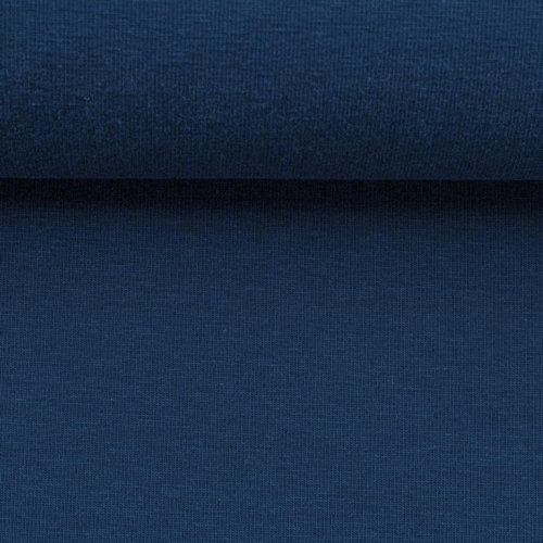 Jersey uni | VANESSA | Jeansblau